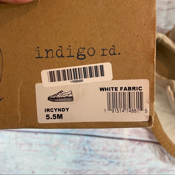 Nib Indigo Rd. Faux Suede sneakers sz5.5 - Picture 8 of 9